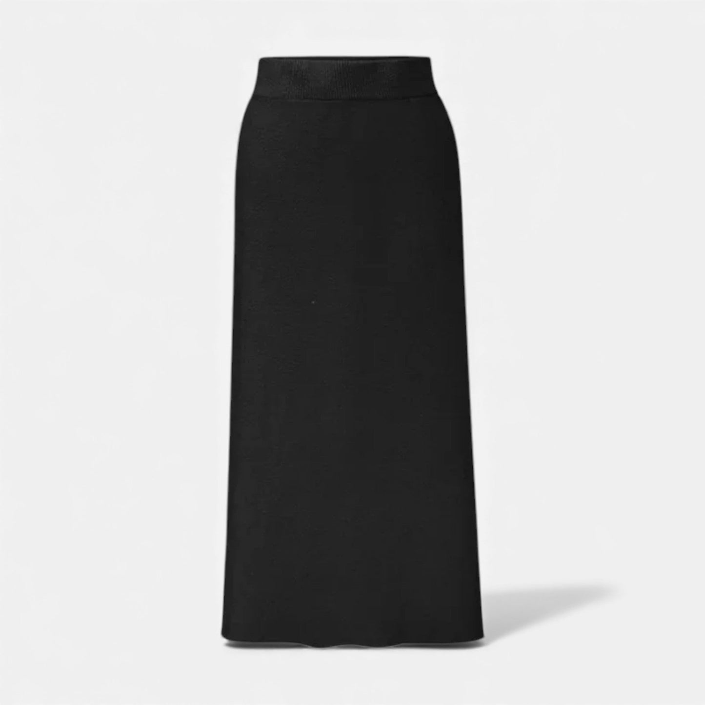 Noir London  | Women’s Wool A-Line Split Midi Skirt