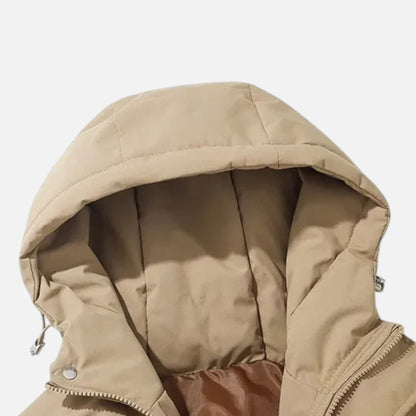 Noir London | Unisex Hooded Cotton Puffer Jacket