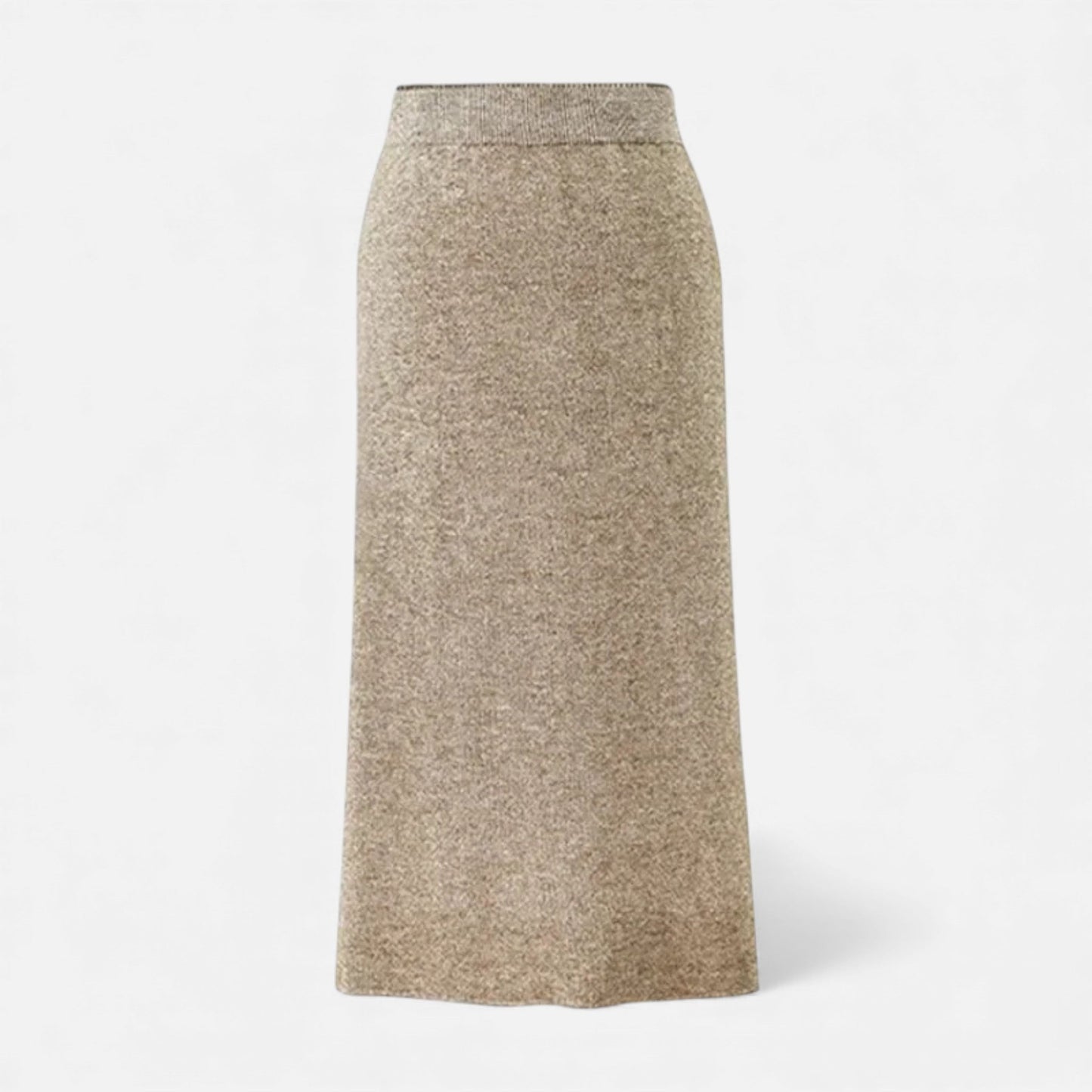 Noir London  | Women’s Wool A-Line Split Midi Skirt