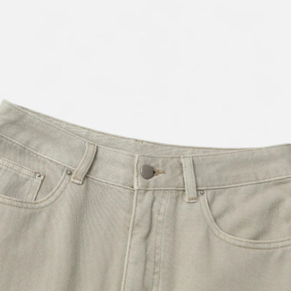 Noir London | Women’s High-Waist Cotton Trousers – Wide Leg Elegance