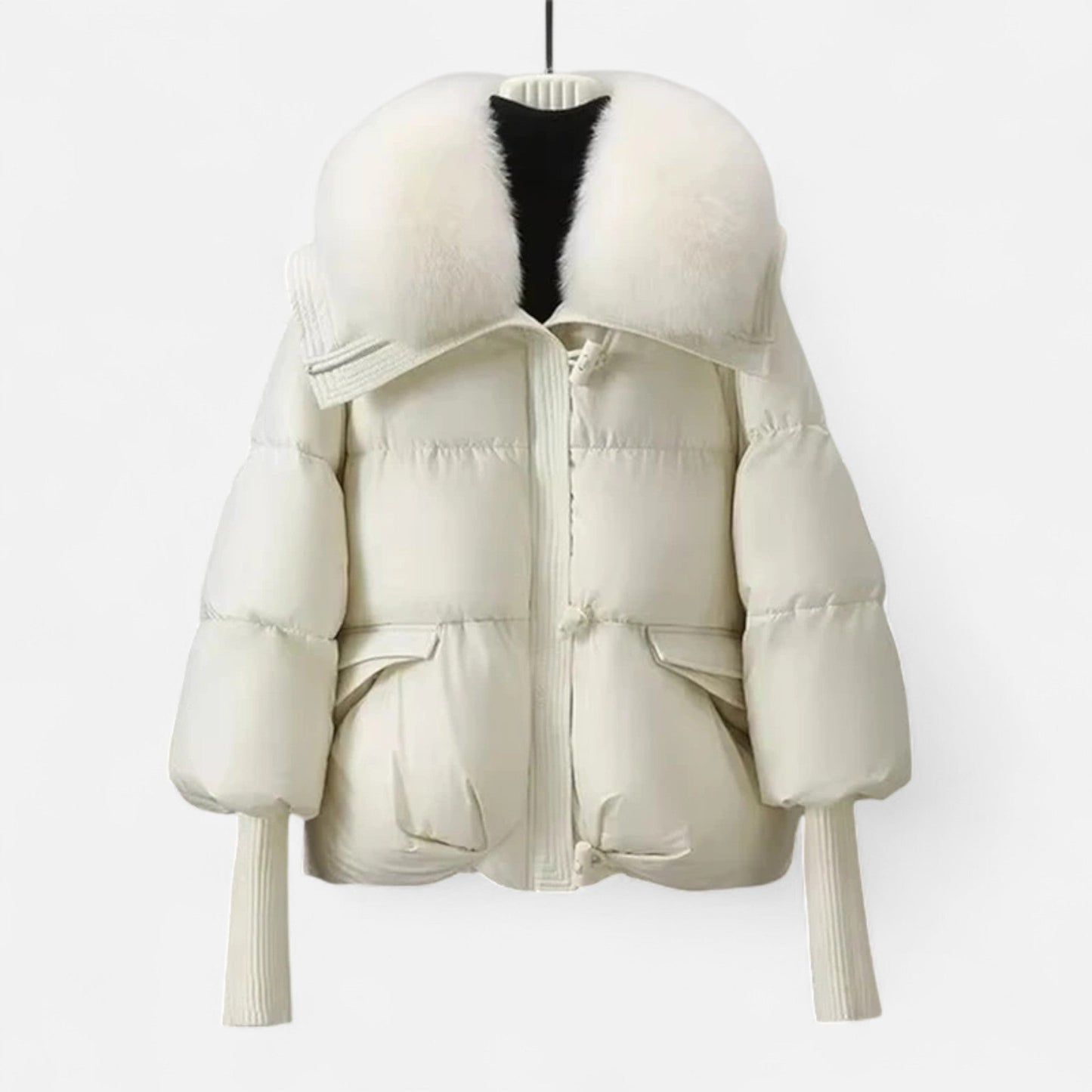 Noir London | Women’s Fur-Collar Down Cotton Jacket