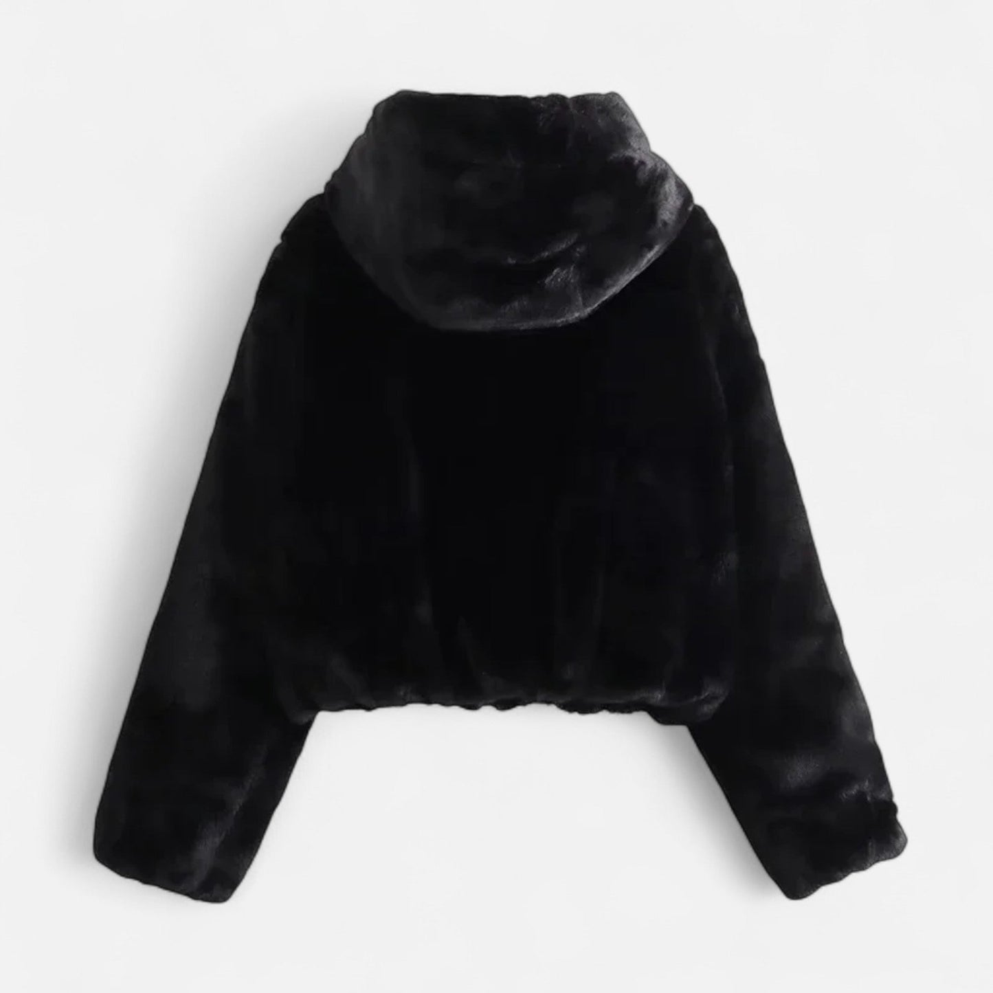 Noir London | Women’s Hooded Faux Fur Coat – Winter Luxe Comfort