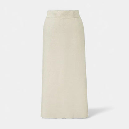 Noir London  | Women’s Wool A-Line Split Midi Skirt