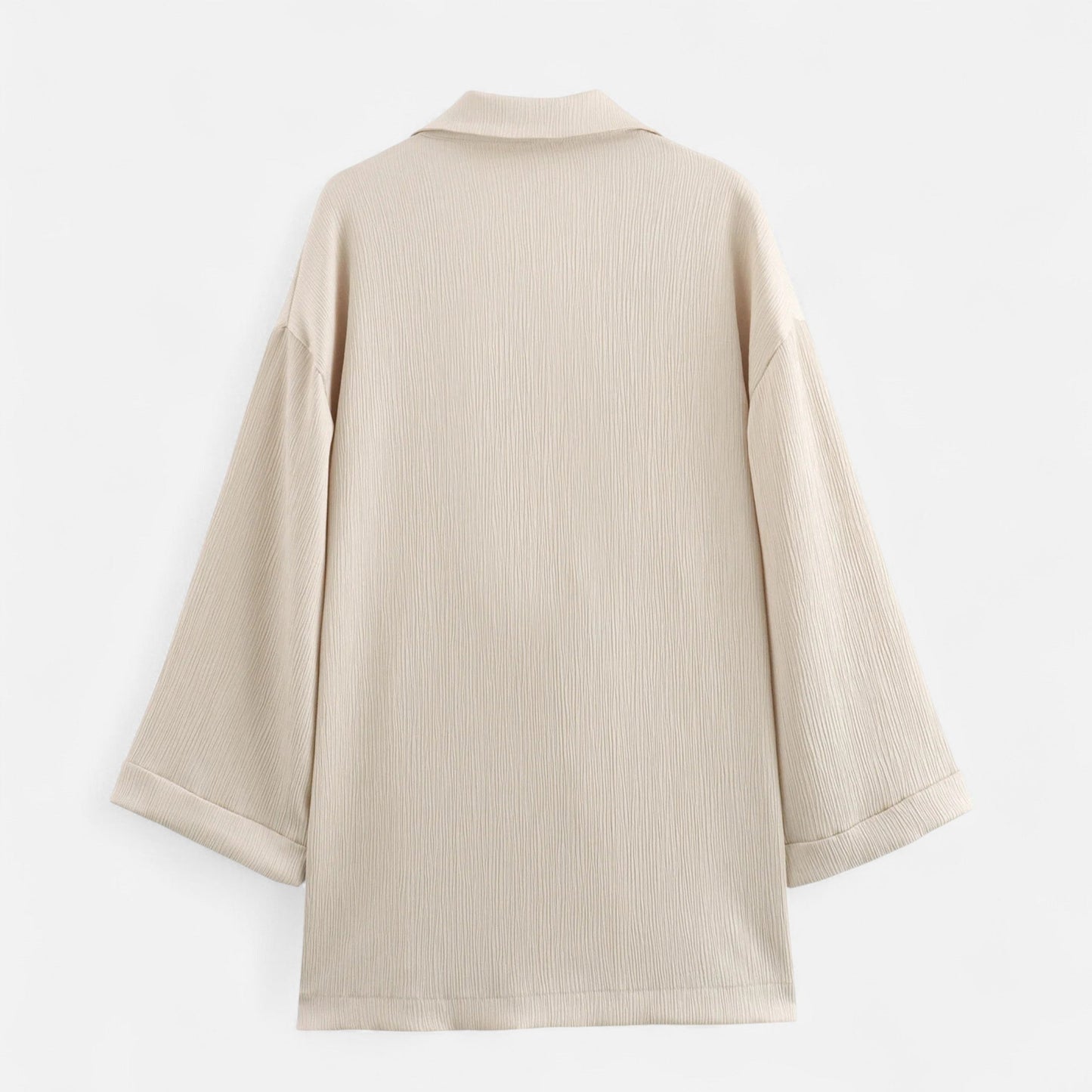 Noir London  | Women’s Wrinkled Suit Jacket & Pants Set – Sculpted Autumn Elegance