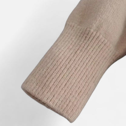 Noir London  | Women’s Thick Knit Cardigan – V-Neck Autumn Warmth