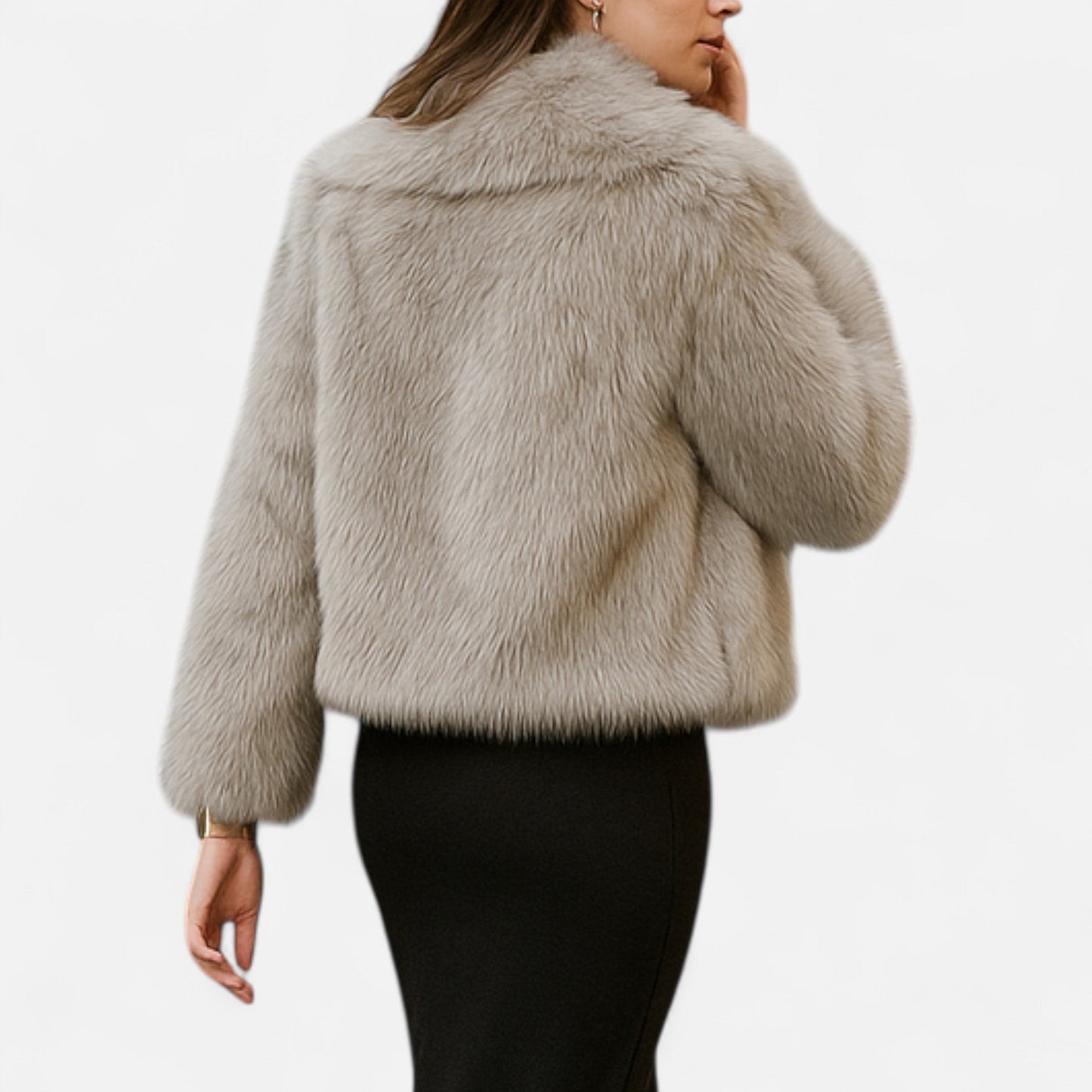Noir London | Women’s Plush Faux Fur Winter Coat