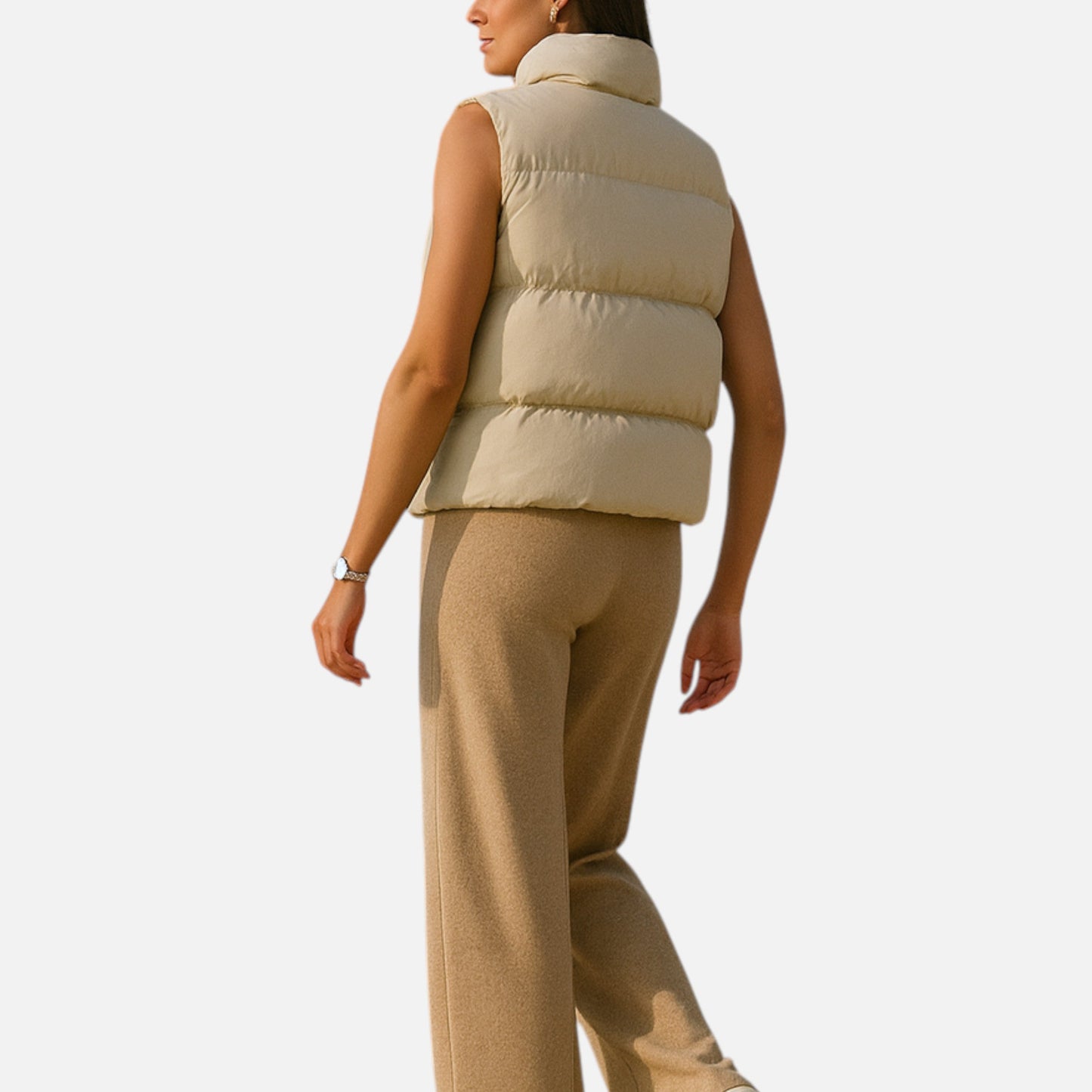 Noir London | Women’s Elegant High-Waist Winter Vest