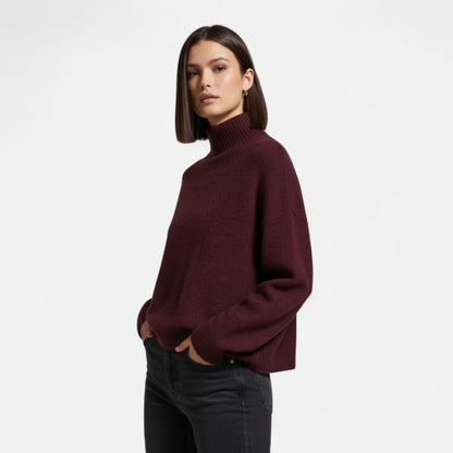 Noir London | Women’s Vintage Turtleneck Sweater – Classic Winter Warmth