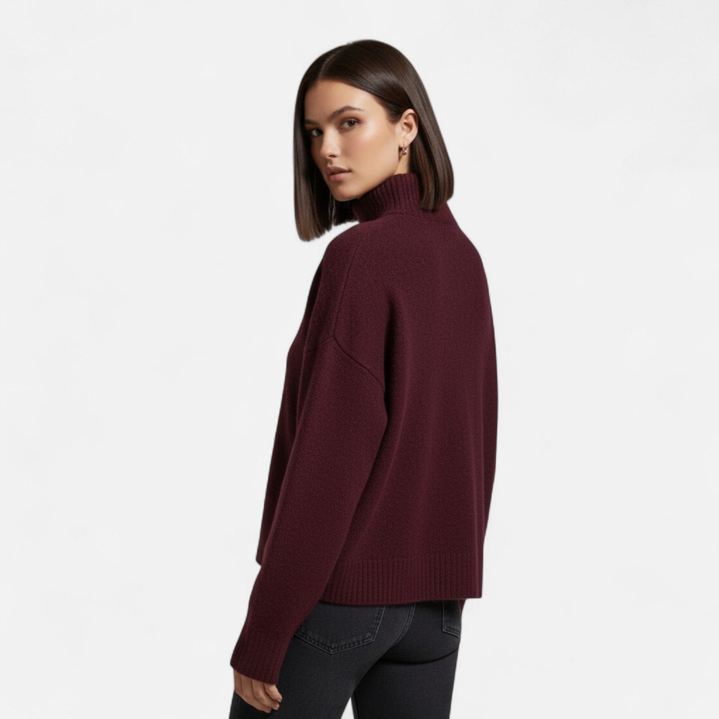 Noir London | Women’s Vintage Turtleneck Sweater – Classic Winter Warmth