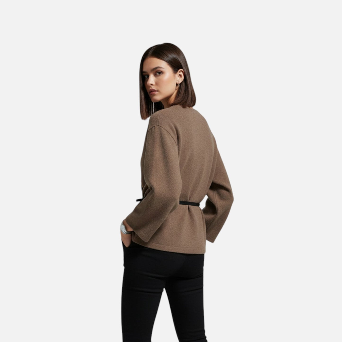 Noir London | Women's Elegant Wrap Sweater