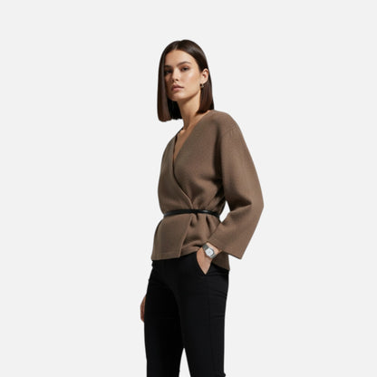 Noir London | Women's Elegant Wrap Sweater