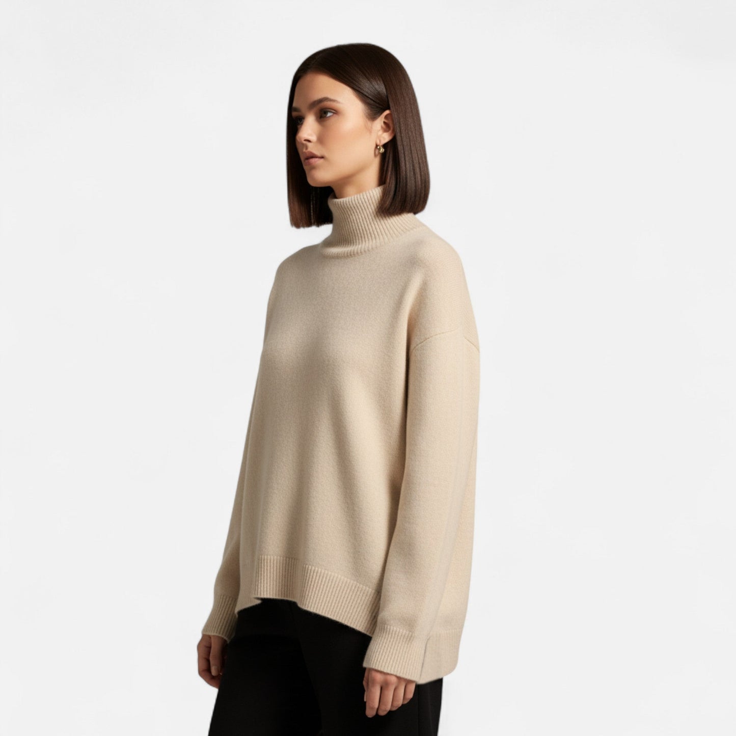 Noir London | Women's Cashmere Sweater Turtleneck Sweater