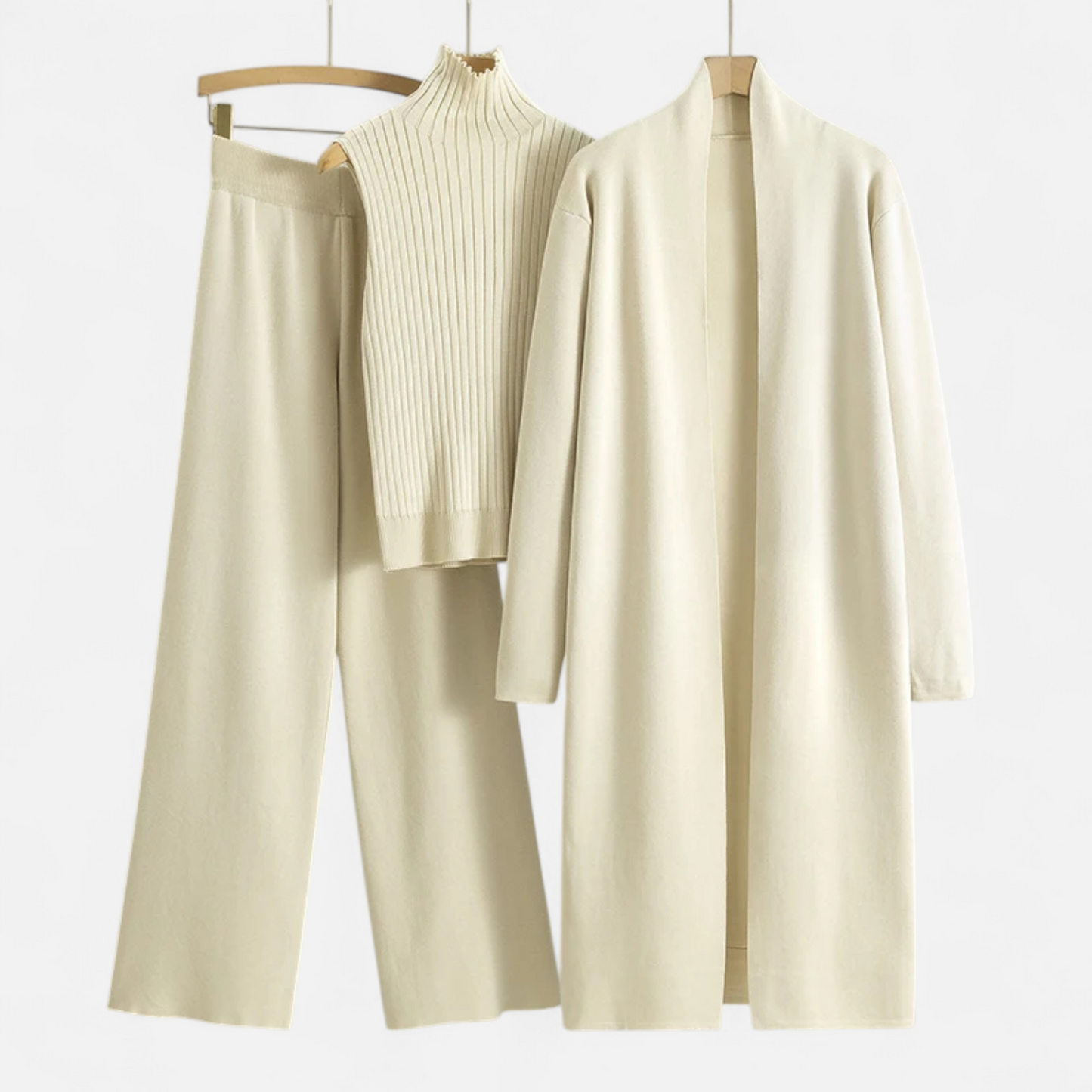 Noir London  | Women’s Knitted 3-Piece Cardigan Set