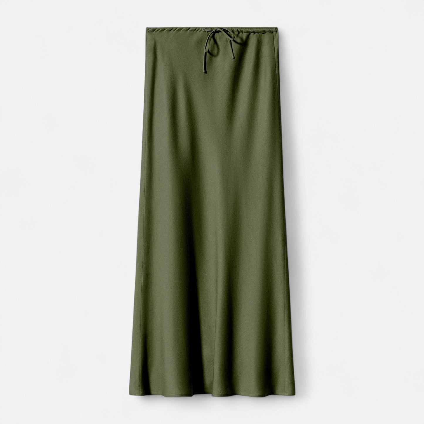 Noir London | Women's Elegant High-Waist Satin Skirt