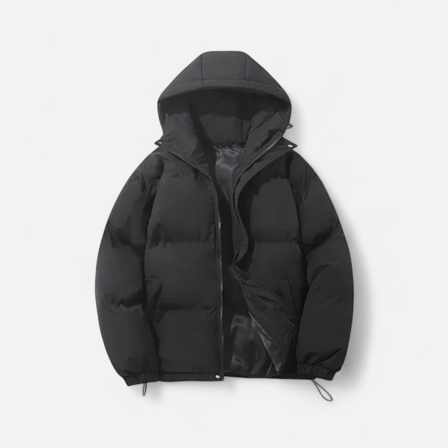 Noir London | Unisex Hooded Cotton Puffer Jacket