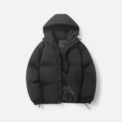 Noir London | Unisex Hooded Cotton Puffer Jacket