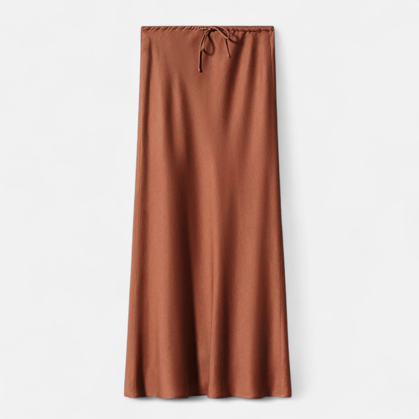 Noir London | Women's Elegant High-Waist Satin Skirt