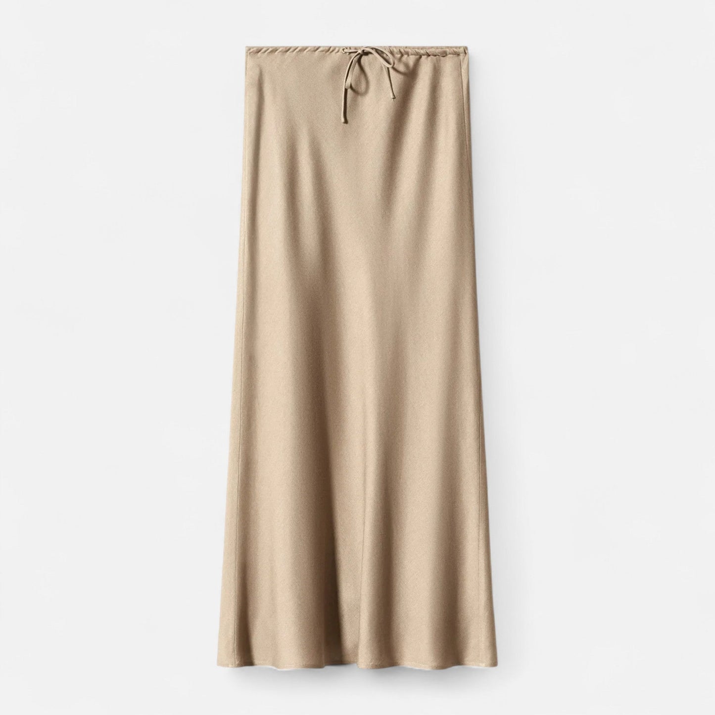 Noir London | Women's Elegant High-Waist Satin Skirt
