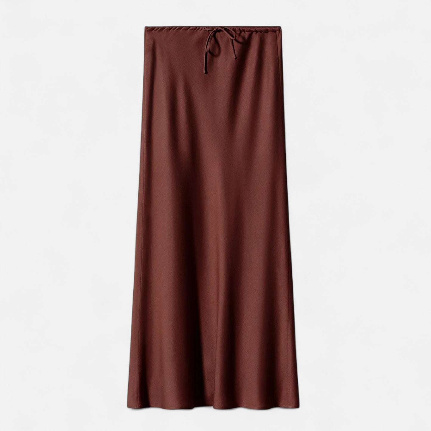 Noir London | Women's Elegant High-Waist Satin Skirt