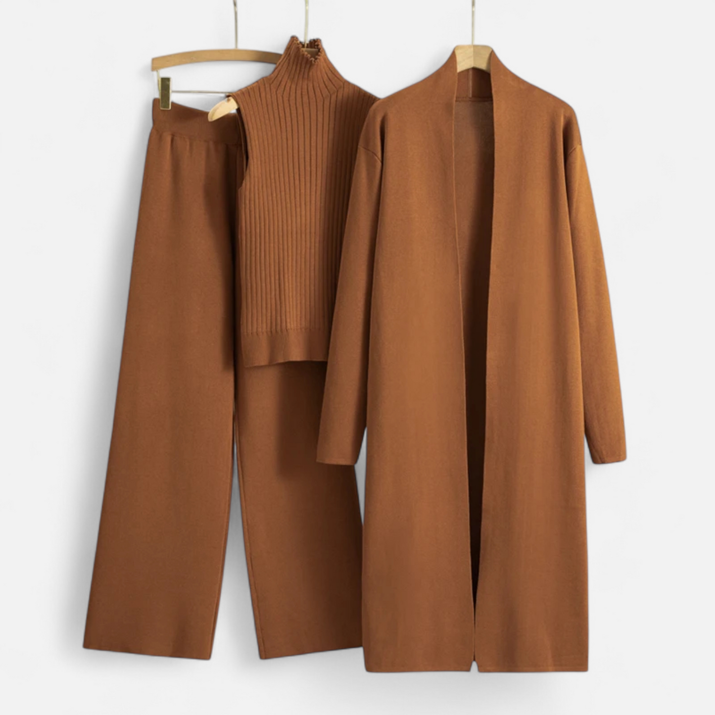 Noir London  | Women’s Knitted 3-Piece Cardigan Set