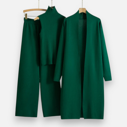 Noir London  | Women’s Knitted 3-Piece Cardigan Set