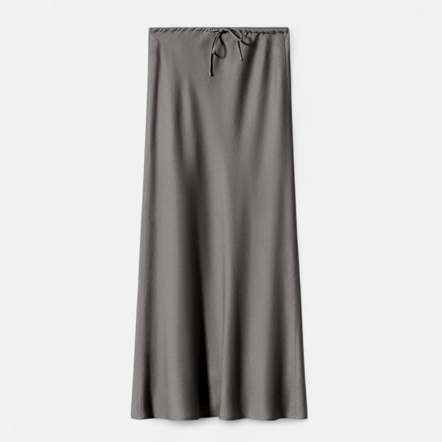 Noir London | Women's Elegant High-Waist Satin Skirt