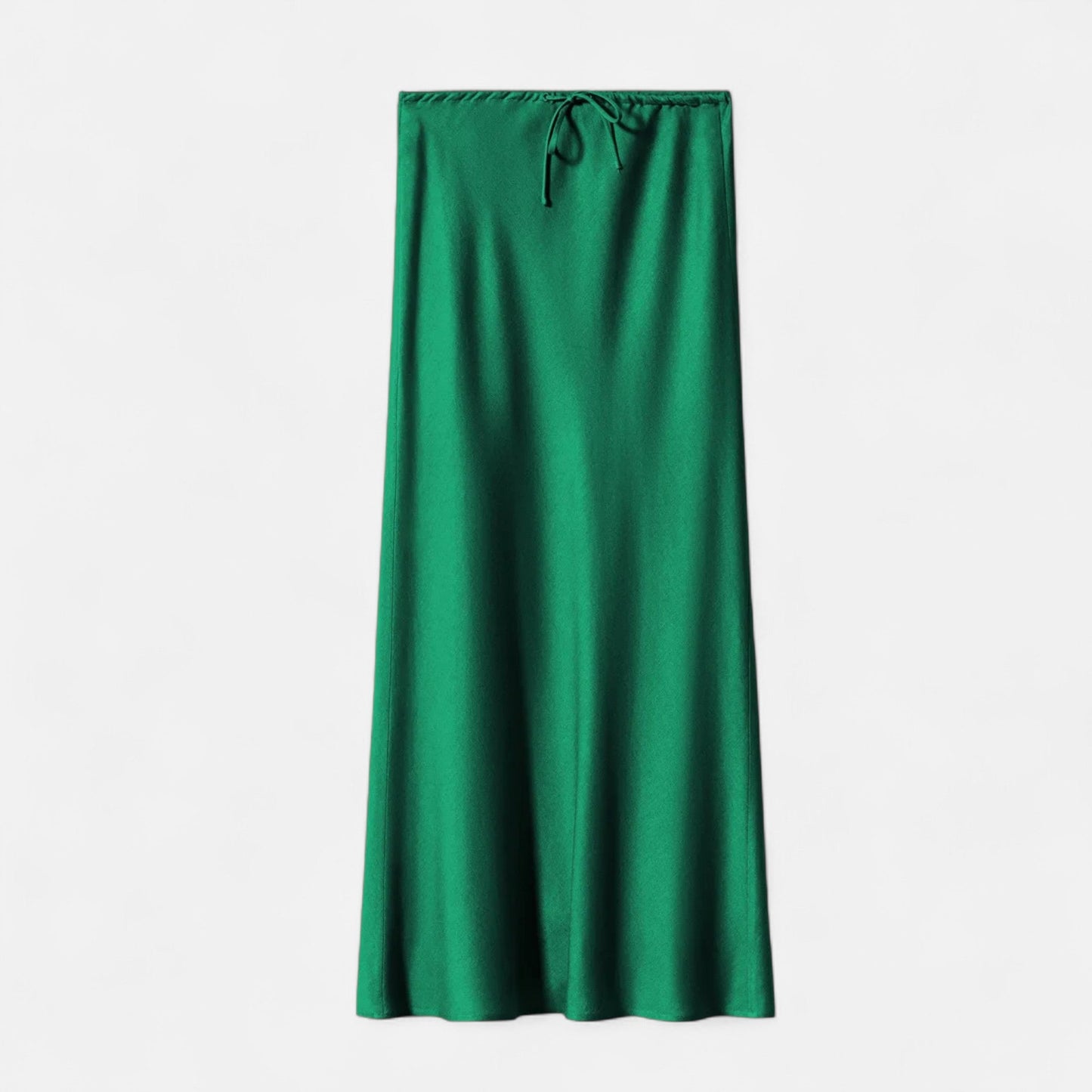 Noir London | Women's Elegant High-Waist Satin Skirt
