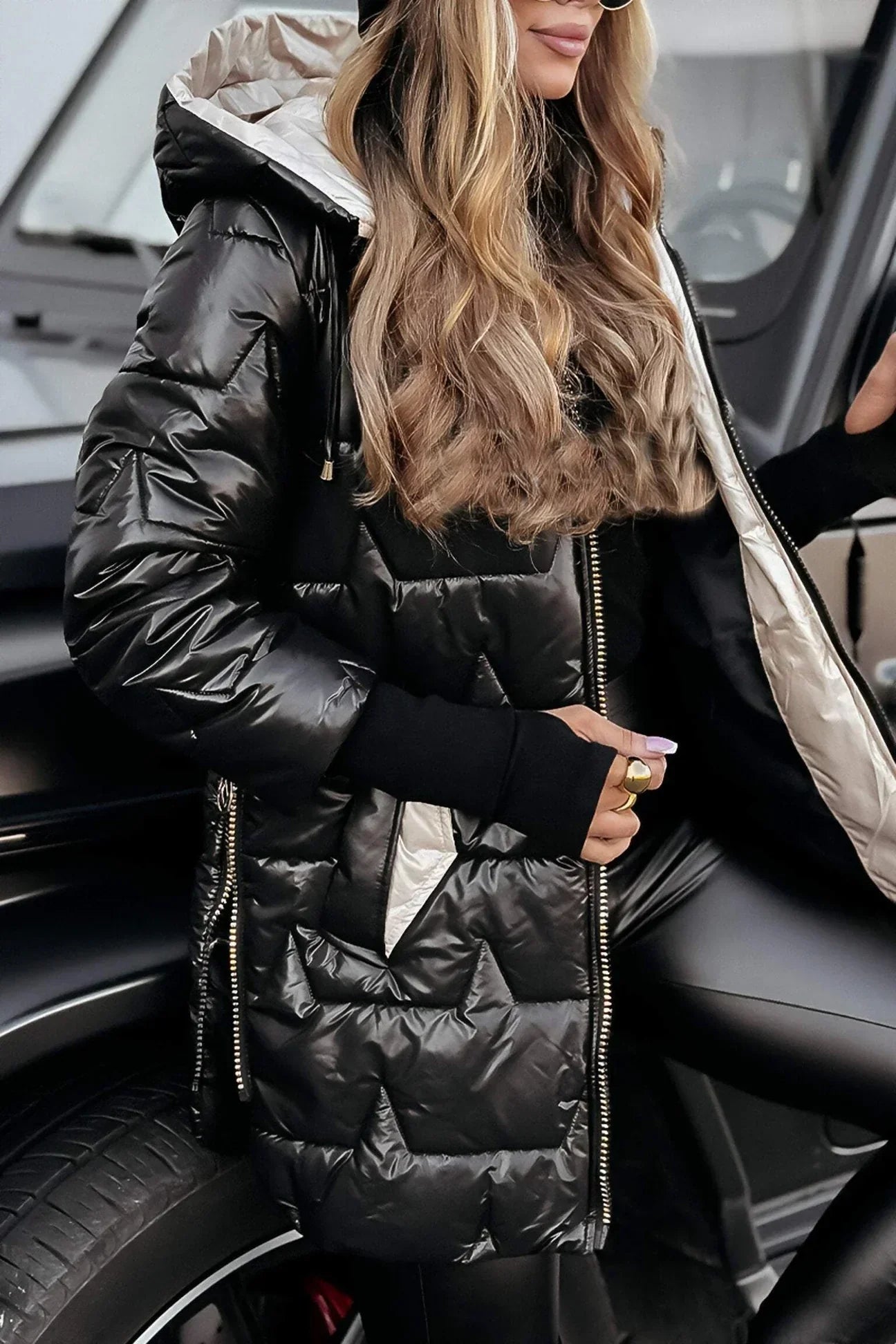 Aurora Luxe - Elegant Padded Winter Coat
