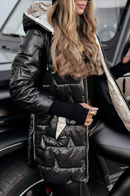Aurora Luxe - Elegant Padded Winter Coat