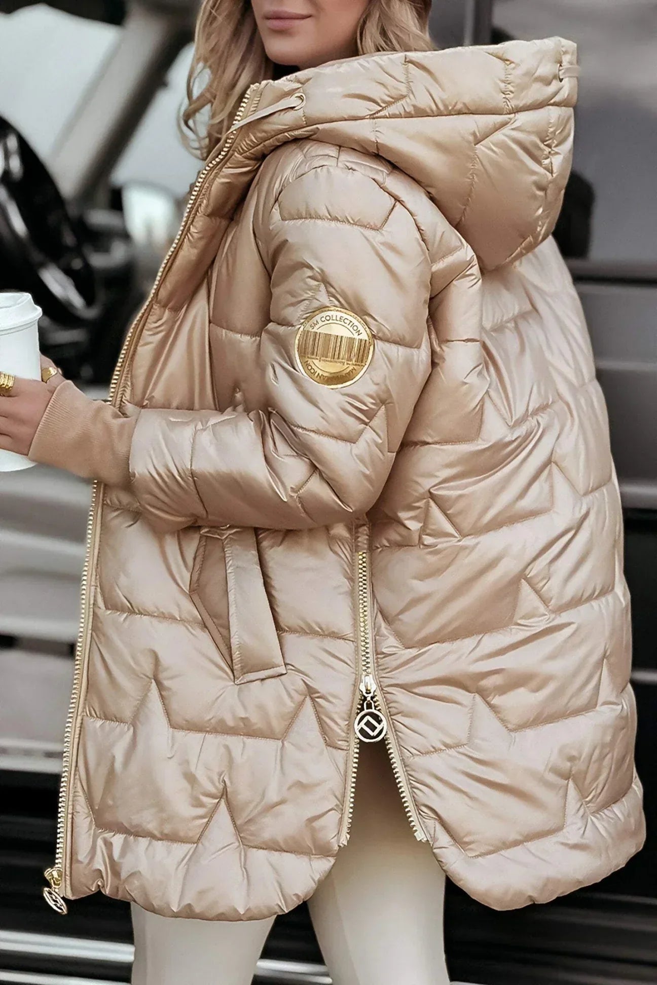 Aurora Luxe - Elegant Padded Winter Coat