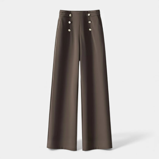 Noir London | Women’s Wide-Leg High-Waist Trousers