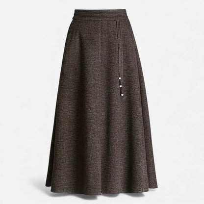 Noir London  | Women’s Elegant Tweed Skirt with Pockets