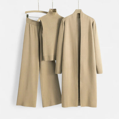 Noir London  | Women’s Knitted 3-Piece Cardigan Set