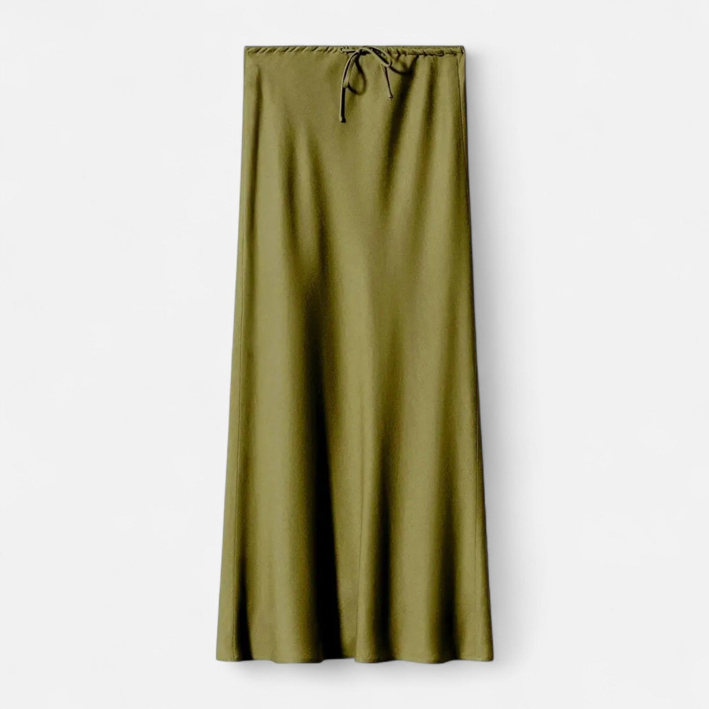 Noir London | Women's Elegant High-Waist Satin Skirt