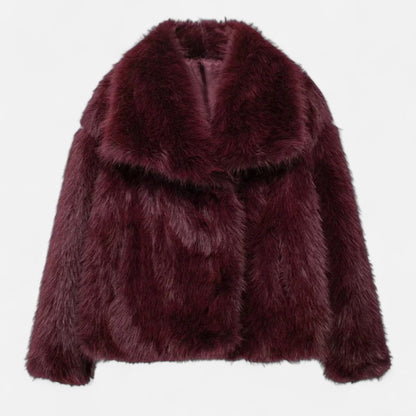 Noir London | Women’s Plush Faux Fur Winter Coat
